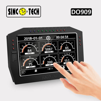 جودة DO909 12v 7 Inch LCD 9VDC قياس لوحة القيادة لسباق السيارات مصنع